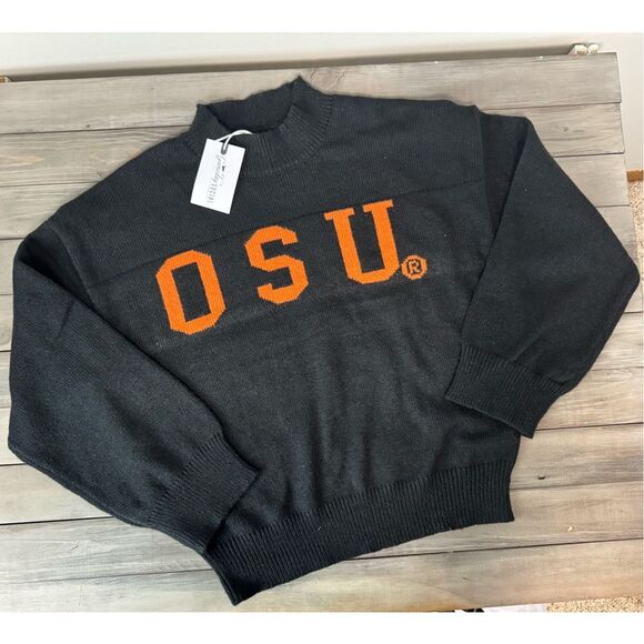 NWT Ohio State Buckeyes College Bold Black Officially Licensed Knit Thicker Swea - Picture 2 of 11